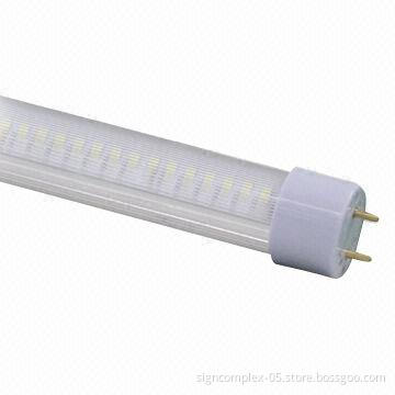 Chinese LED Tube with Wave Cover, 18W Power Consumption and 12V/24V DC Input Voltage, RoHS Mark